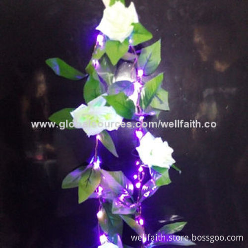 Copper Wire LED Vines String Light with 2m, 20 LED Bulbs and Transformer Operated